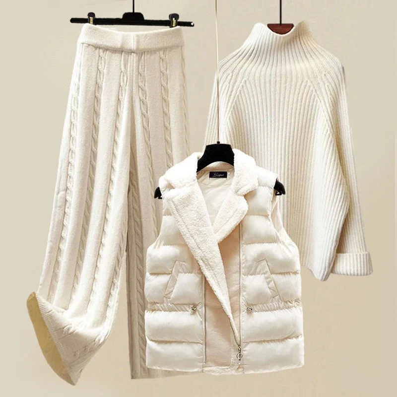 Damen luxuriöses 3-teiliges Pullover-Set | Winter - Image 5