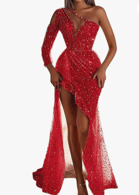 Damen-Maxikleid mit einseitigem traegerelement | Alltagstauglich - Image 4