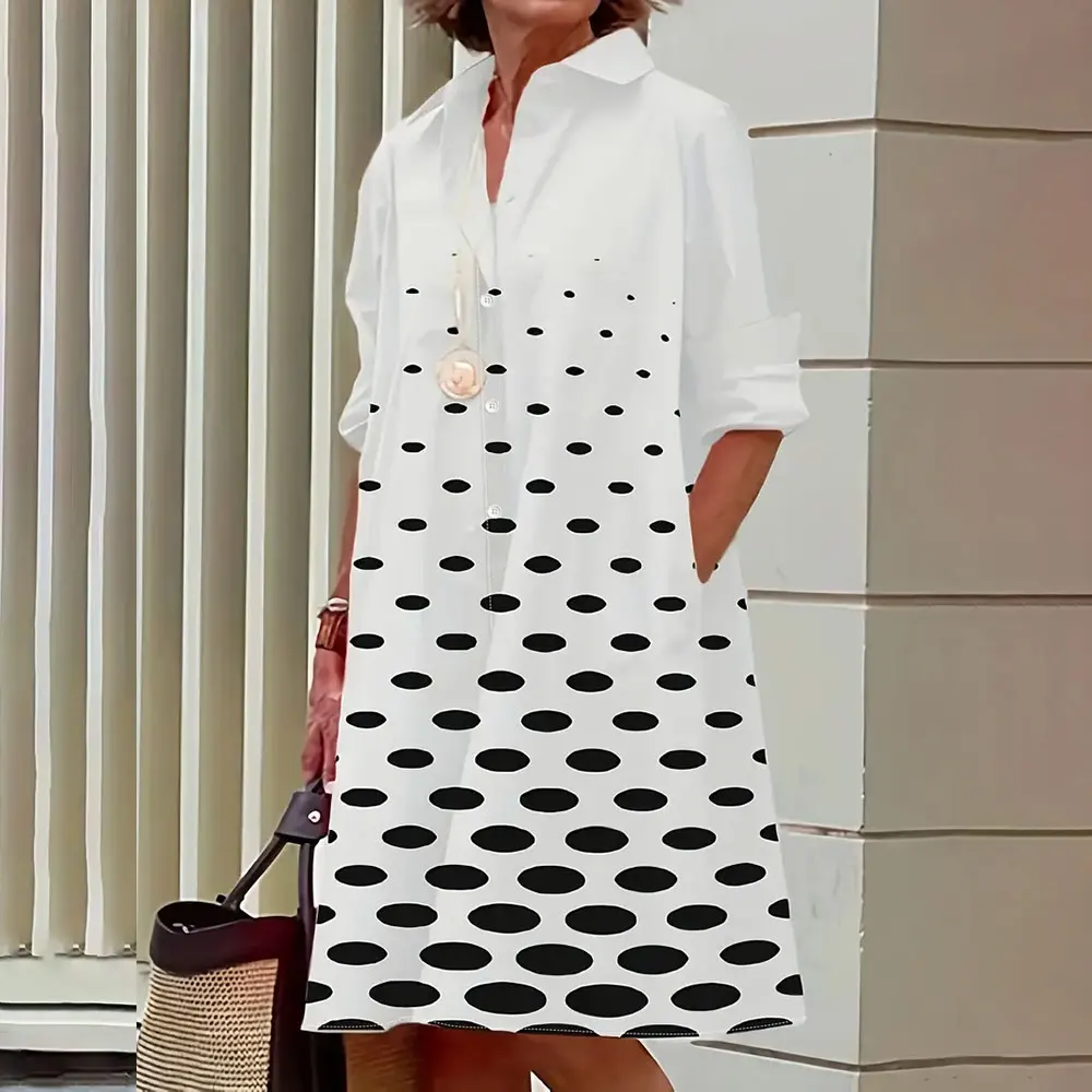 Damen Midi-Hemdkleid mit Knopfleiste - Image 10
