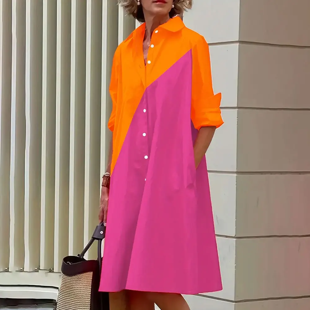 Damen Midi-Hemdkleid mit Knopfleiste - Image 12