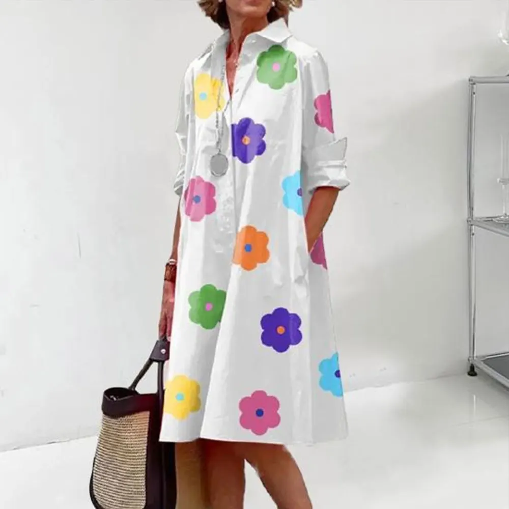 Damen Midi-Hemdkleid mit Knopfleiste - Image 14
