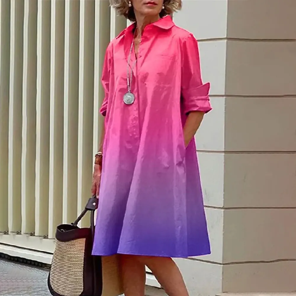 Damen Midi-Hemdkleid mit Knopfleiste - Image 6