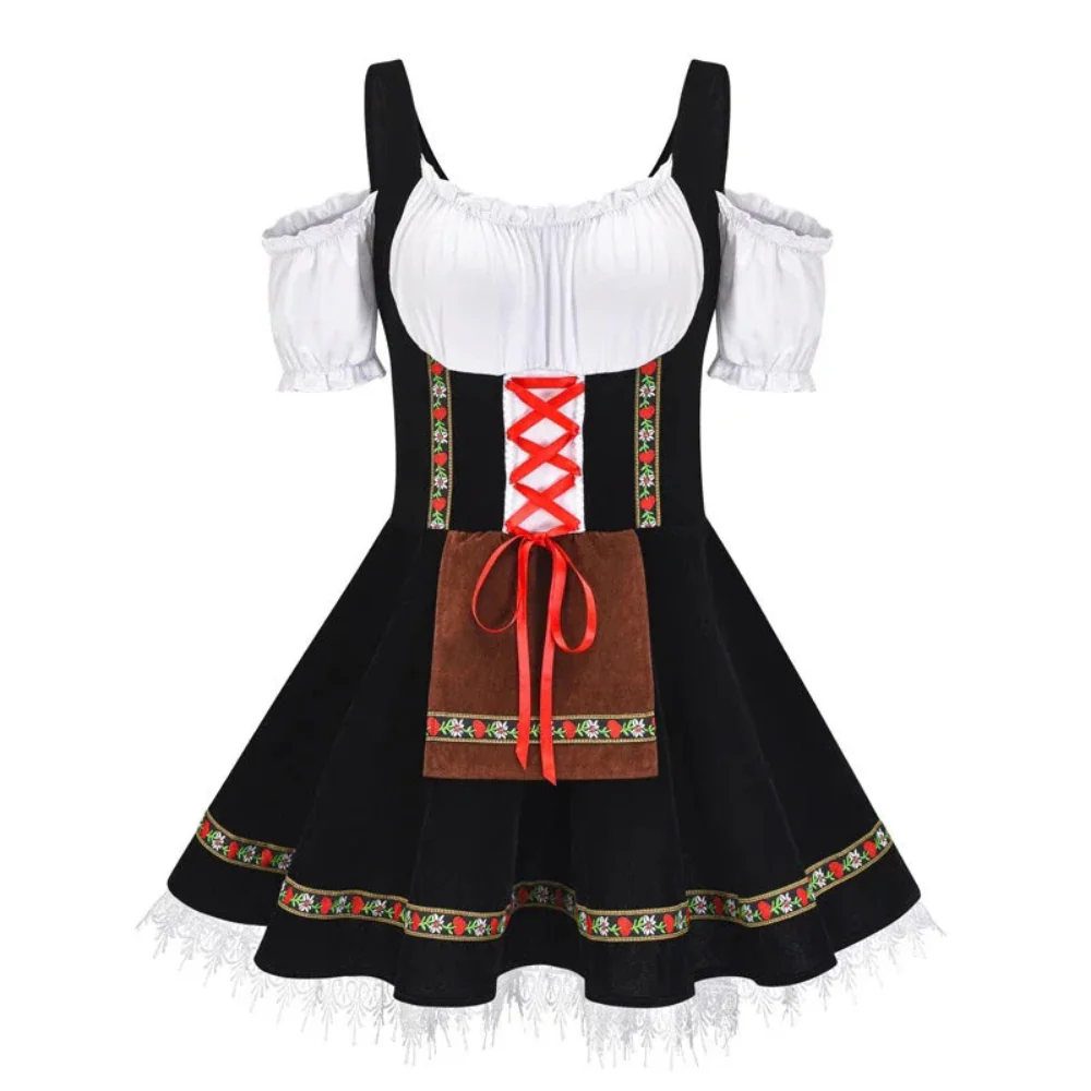 Damen Mini Dirndlkleid in Kurzform | Trachtenkleid mit klassischen Elementen - Image 2