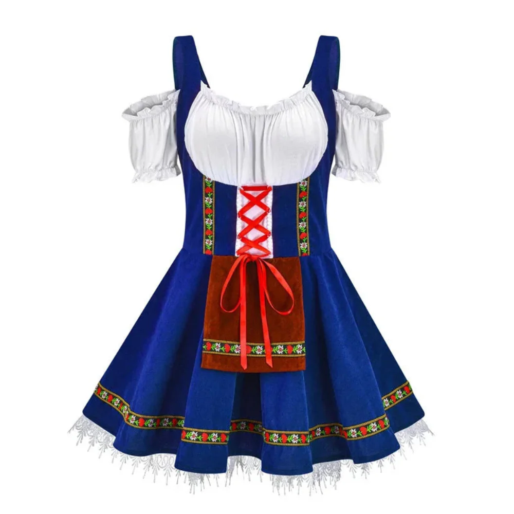 Damen Mini Dirndlkleid in Kurzform | Trachtenkleid mit klassischen Elementen - Image 3