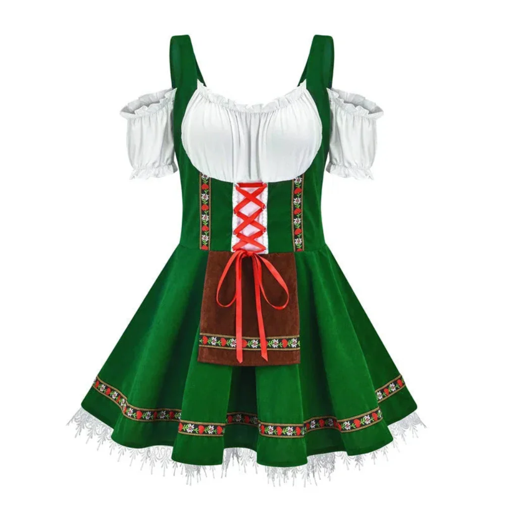 Damen Mini Dirndlkleid in Kurzform | Trachtenkleid mit klassischen Elementen - Image 4