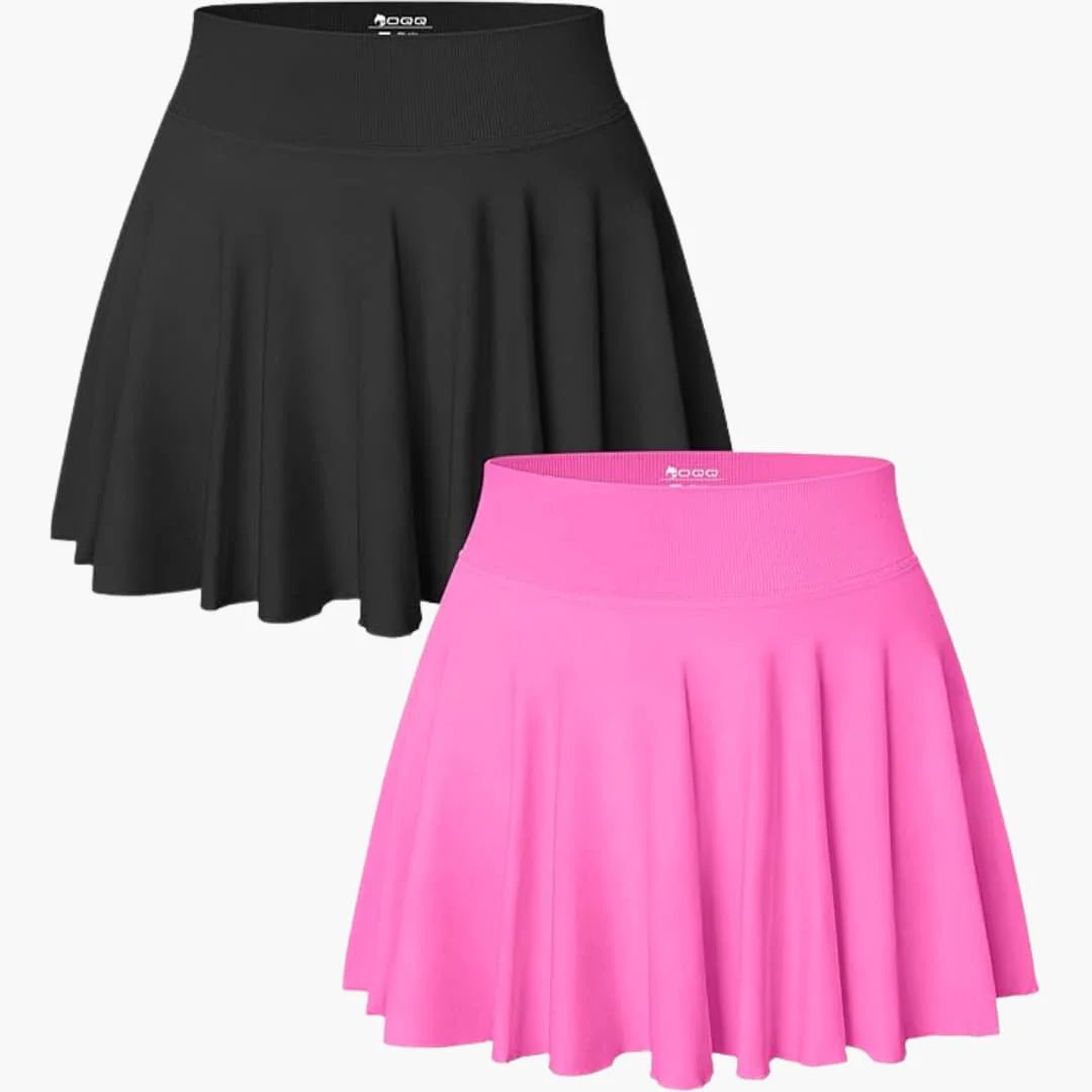 Damen Minirock 2er-Pack mit hoher Taille und Stretchbund - Image 3