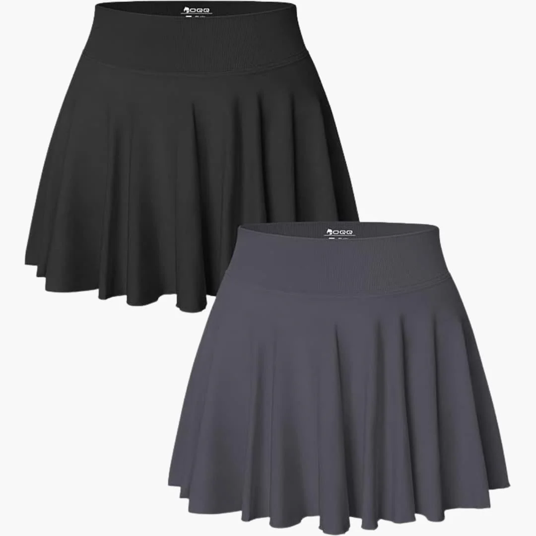 Damen Minirock 2er-Pack mit hoher Taille und Stretchbund - Image 4