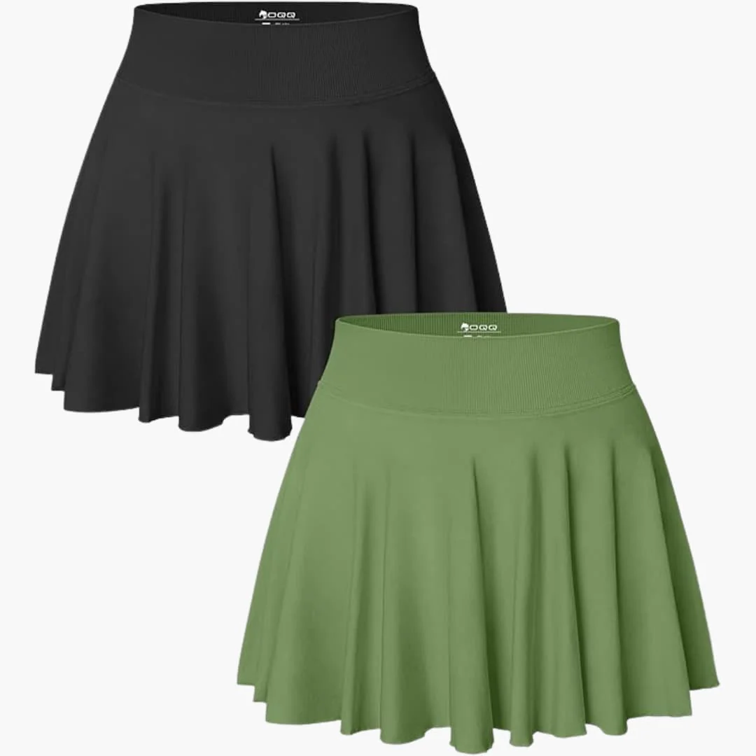 Damen Minirock 2er-Pack mit hoher Taille und Stretchbund - Image 5
