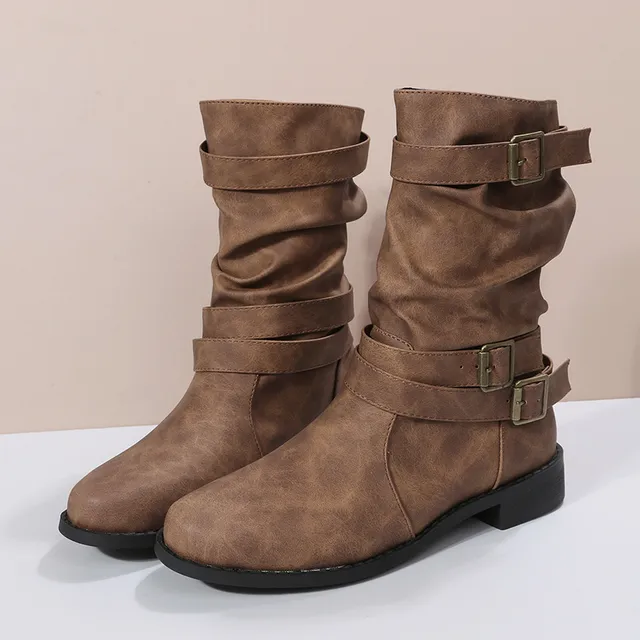 Damen Mittlere Wade Stiefel | Dirndl Schuhe - Image 2
