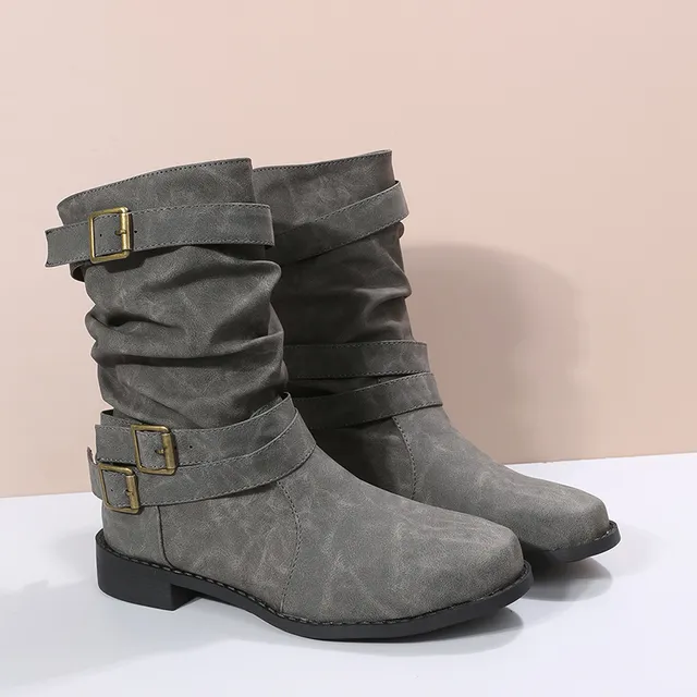 Damen Mittlere Wade Stiefel | Dirndl Schuhe - Image 4