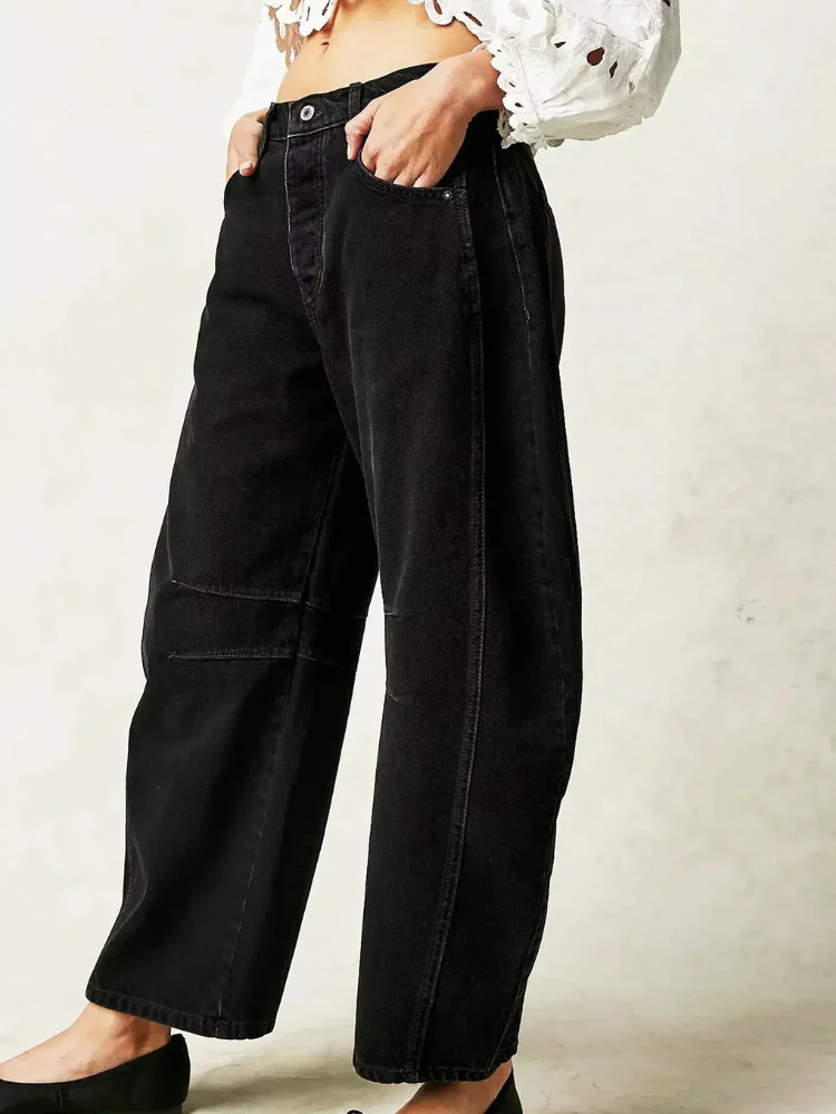 Damen moderne trendige Jeans | Baggy