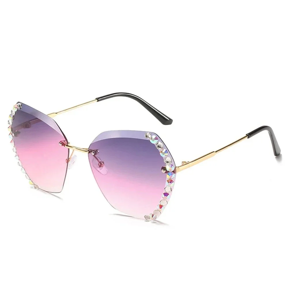 Damen Modisch Geometrisch Stil Sonnenbrille | Übergröße - Image 5