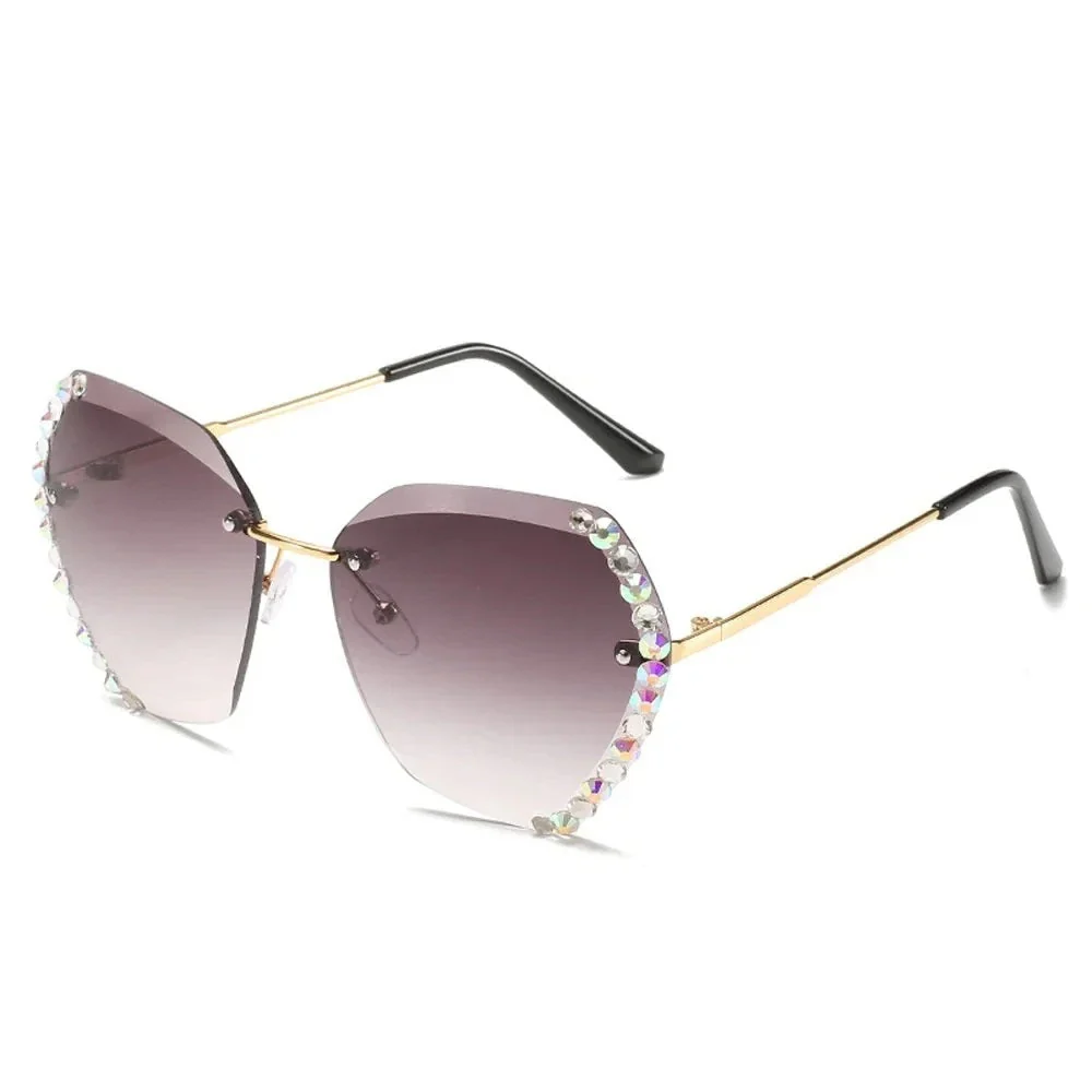Damen Modisch Geometrisch Stil Sonnenbrille | Übergröße - Image 6