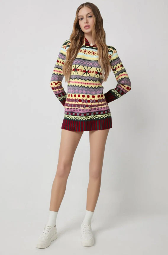 Damen Norweger Grobstrickpullover | Winter - Image 2