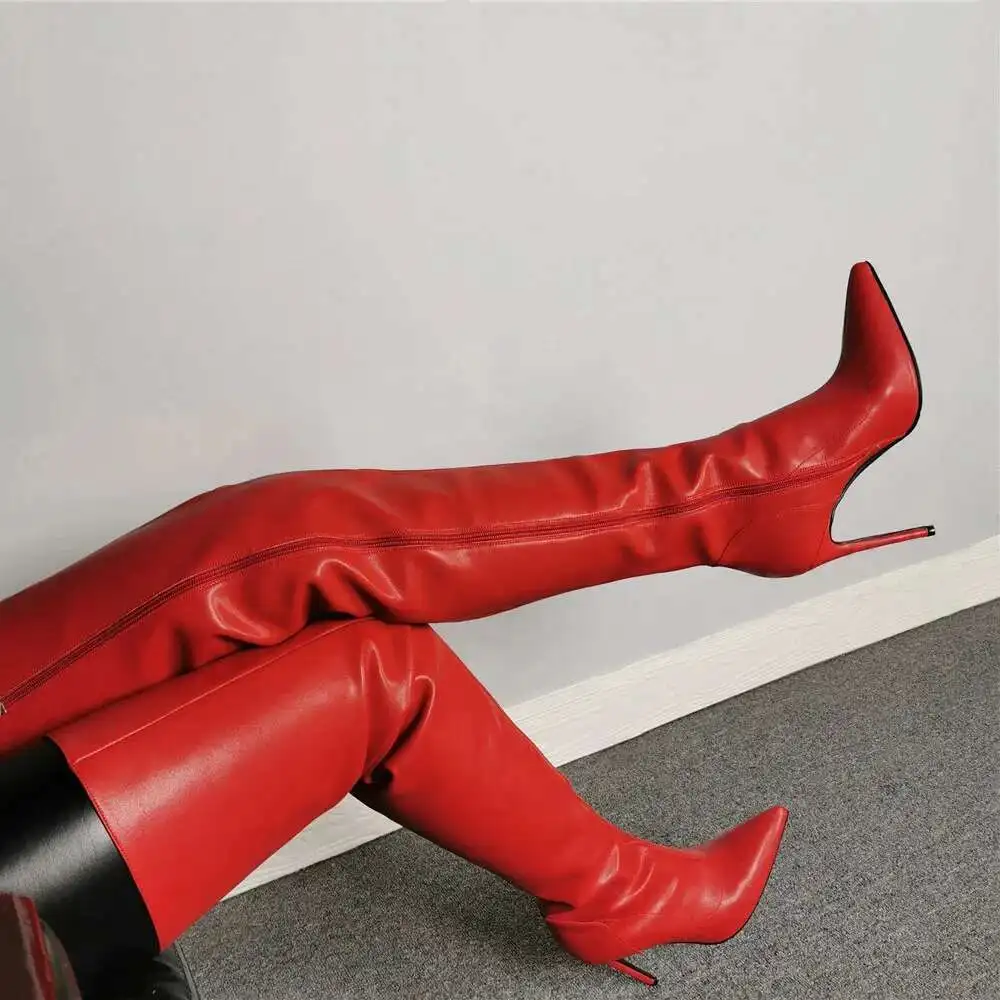 Damen-Overknee-Stiefel | Hohe Absätze - Image 3