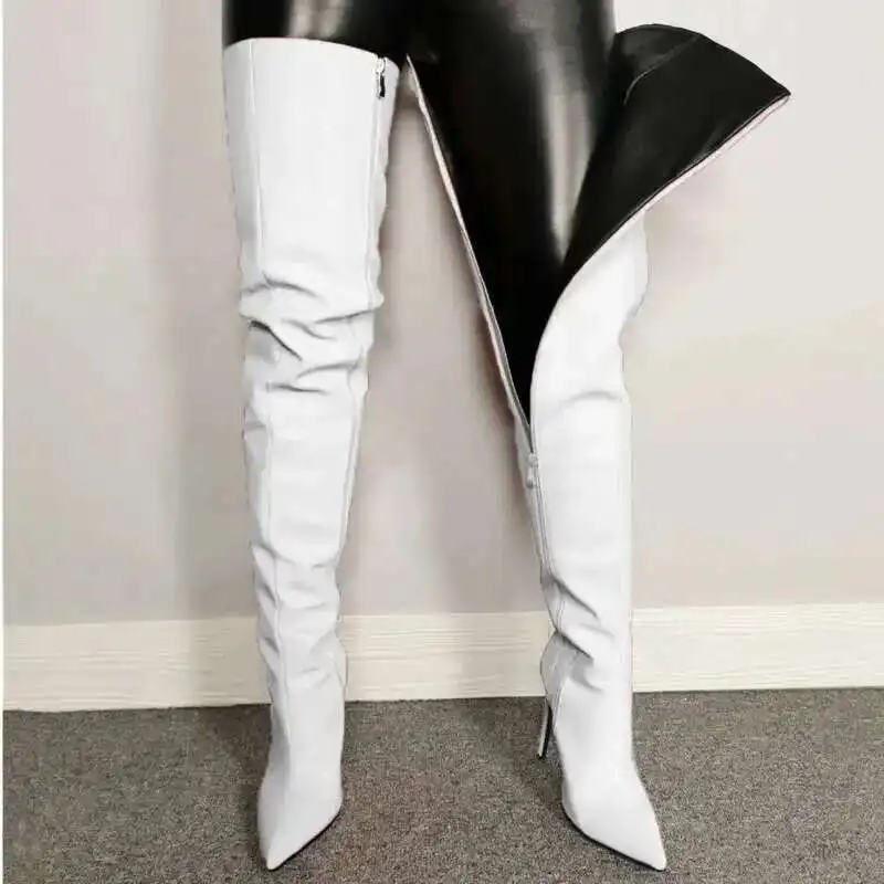 Damen-Overknee-Stiefel | Hohe Absätze - Image 8