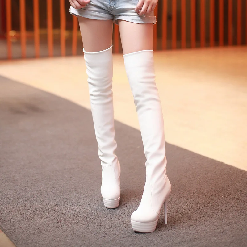 Damen Overknee-Stiefel | Mit Absätzen - Image 4