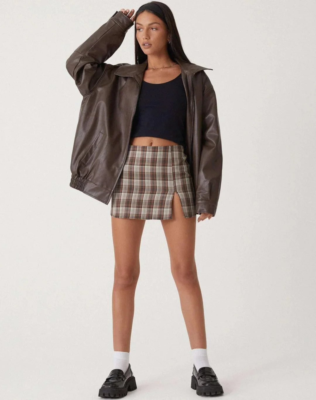 Damen oversized trendige Jacke | Lang - Image 4