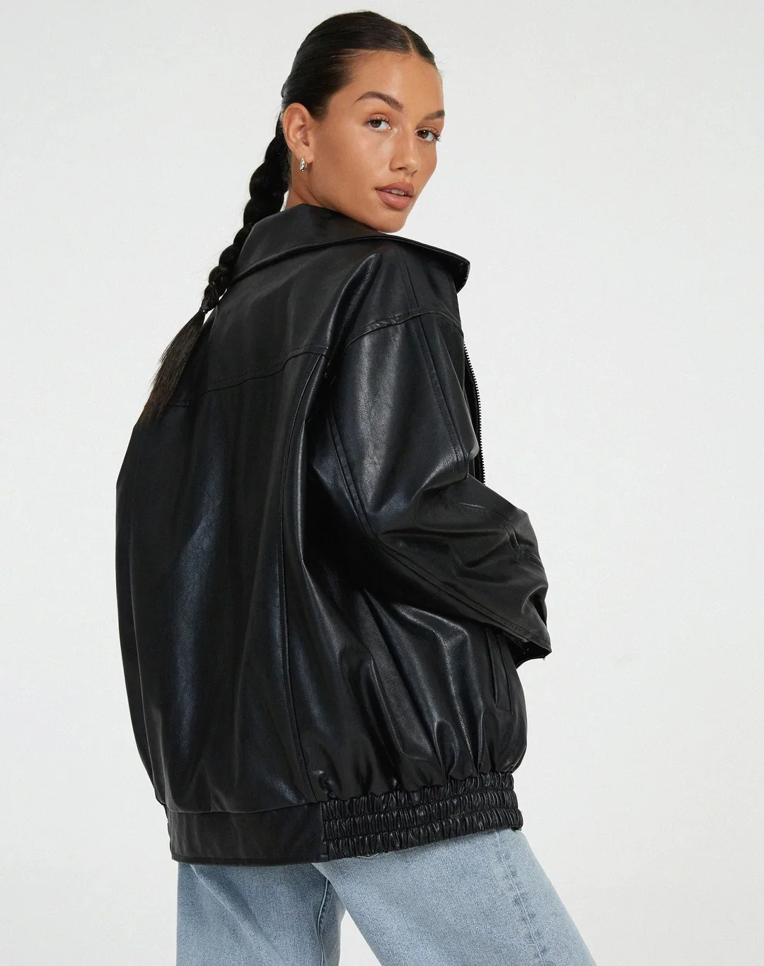 Damen oversized trendige Jacke | Lang - Image 7