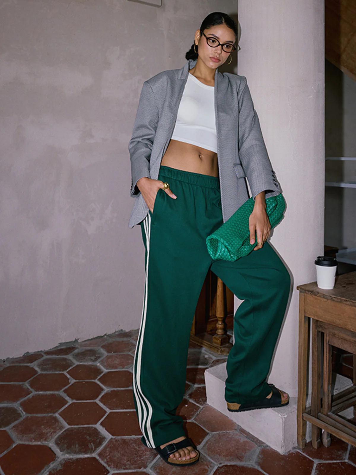 Damen Pantalon | Hohe Taille mit geraden Linien - Image 5