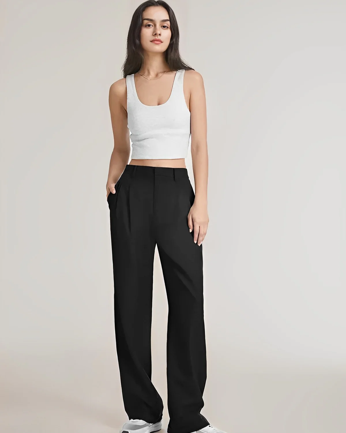 Damen Pantalon | Weite Beine mit hoher Taille - Image 18