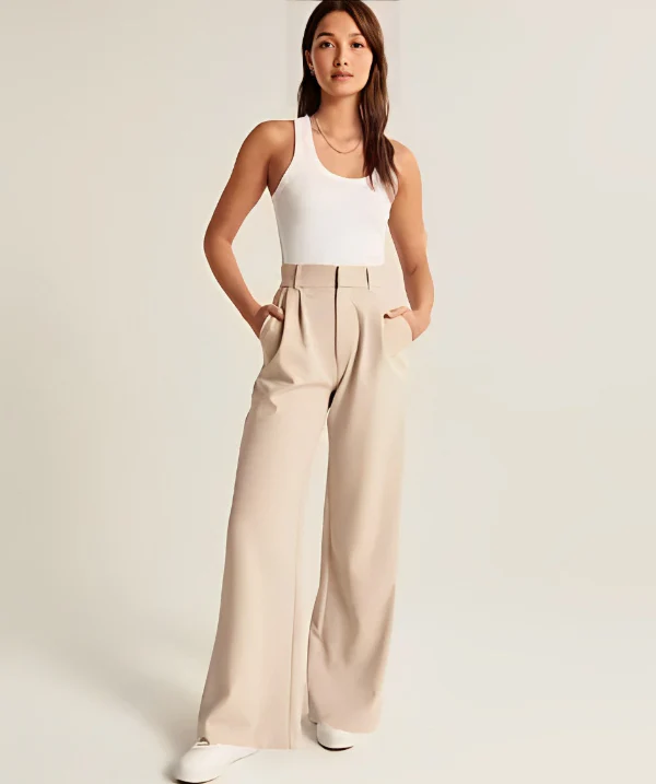 Damen Pantalon | Weite Beine mit hoher Taille - Image 19