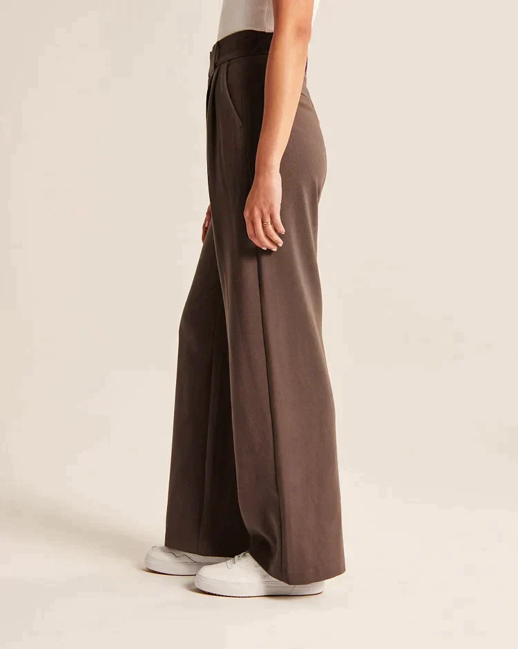 Damen Pantalon | Weite Beine mit hoher Taille - Image 3