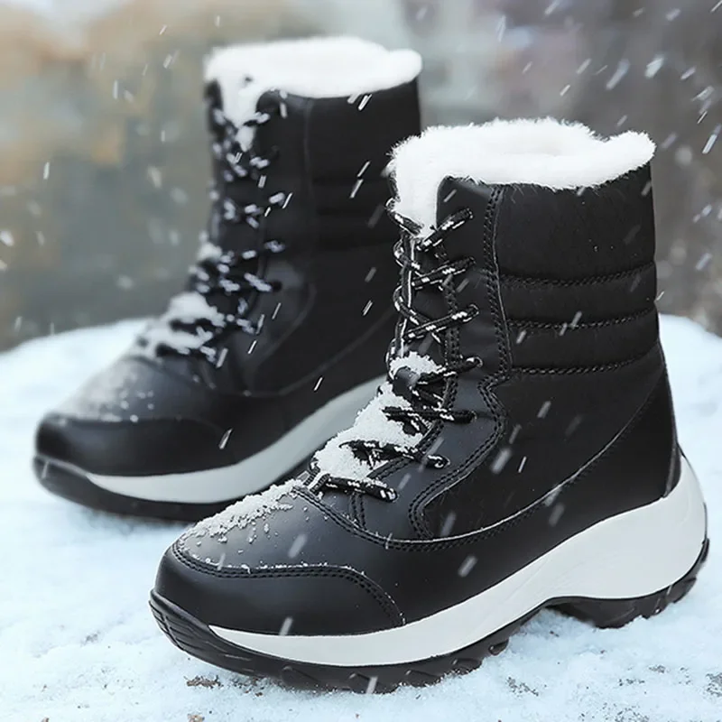 Damen Plateau-Schneestiefel | Lässig - Image 8