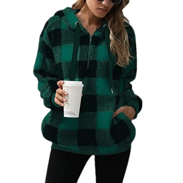 Damen-Pullover mit halbem Reißverschluss - Image 4
