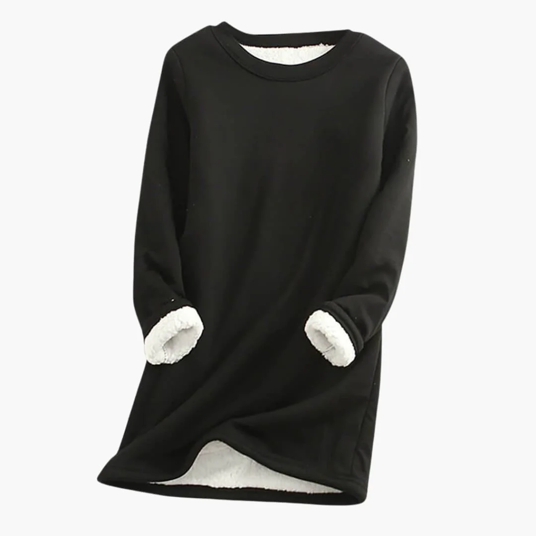 Damen Pullover mit Rundhalsausschnitt und langen Ärmeln - Image 10