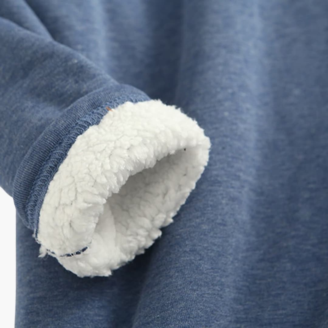 Damen Pullover mit Rundhalsausschnitt und langen Ärmeln - Image 3