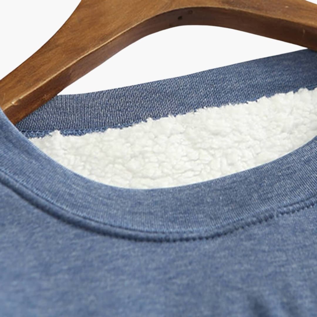 Damen Pullover mit Rundhalsausschnitt und langen Ärmeln - Image 5