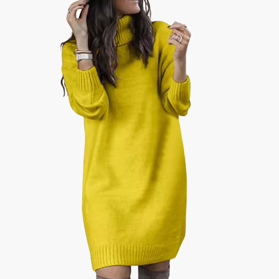 Damen Pulloverkleid mit Rollkragen - Image 3