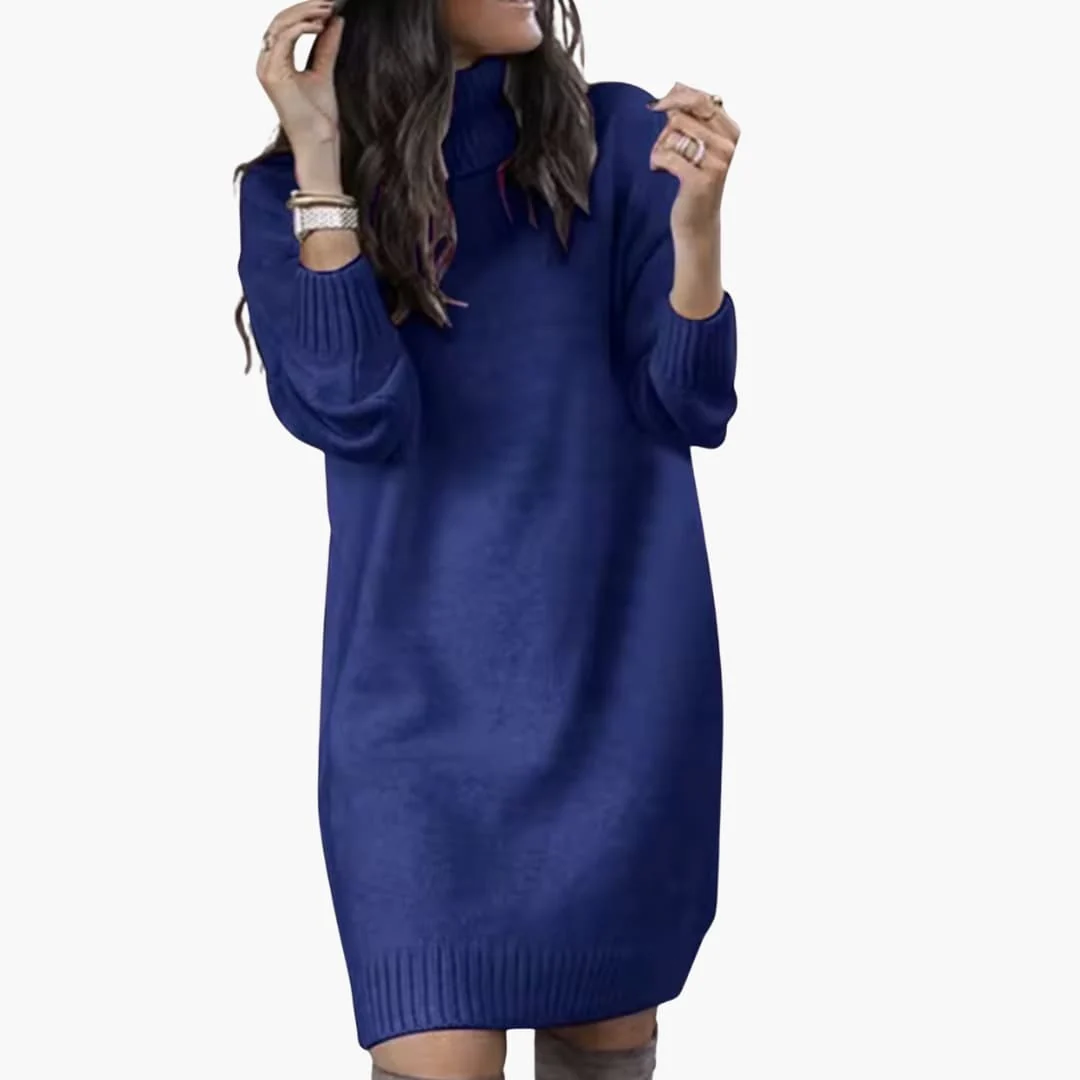 Damen Pulloverkleid mit Rollkragen - Image 5