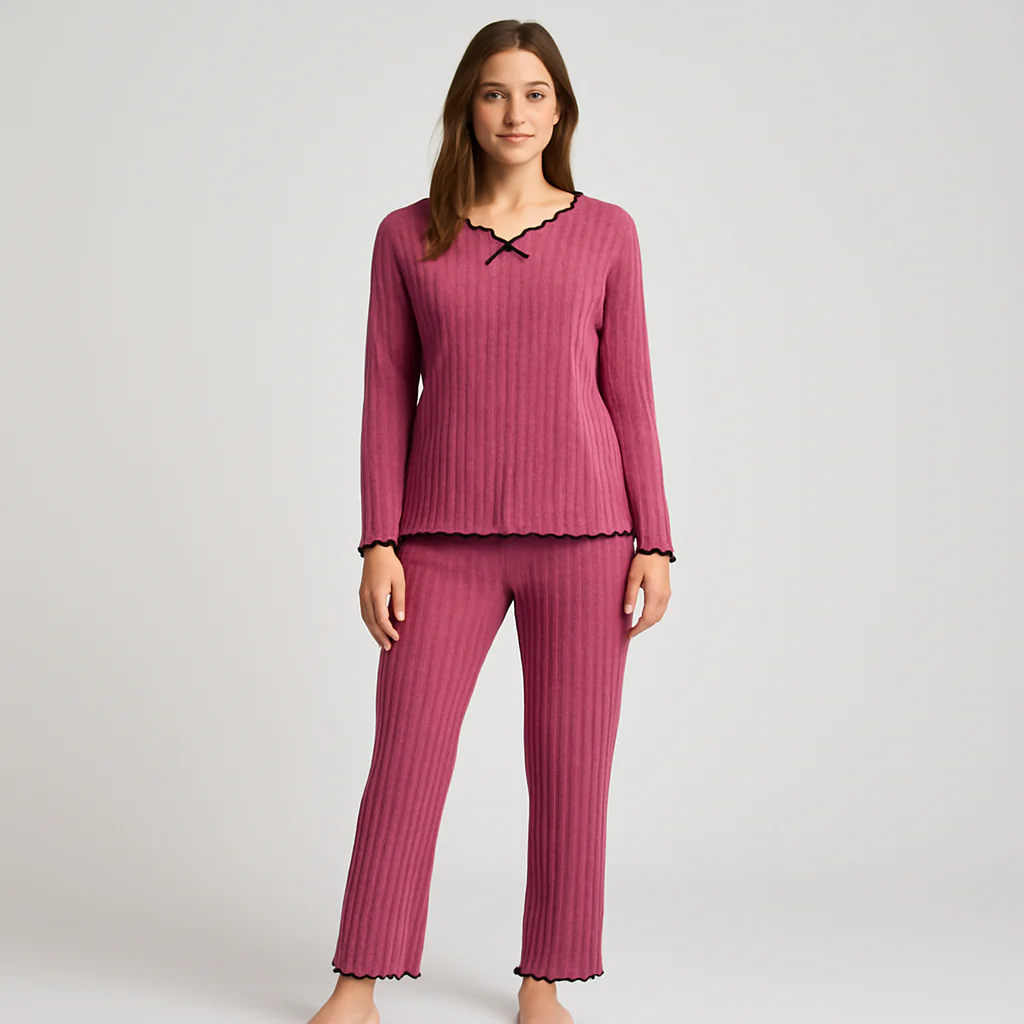 Damen-Pyjama-Set – Bequeme und stylische Nachtwäsche - Image 2