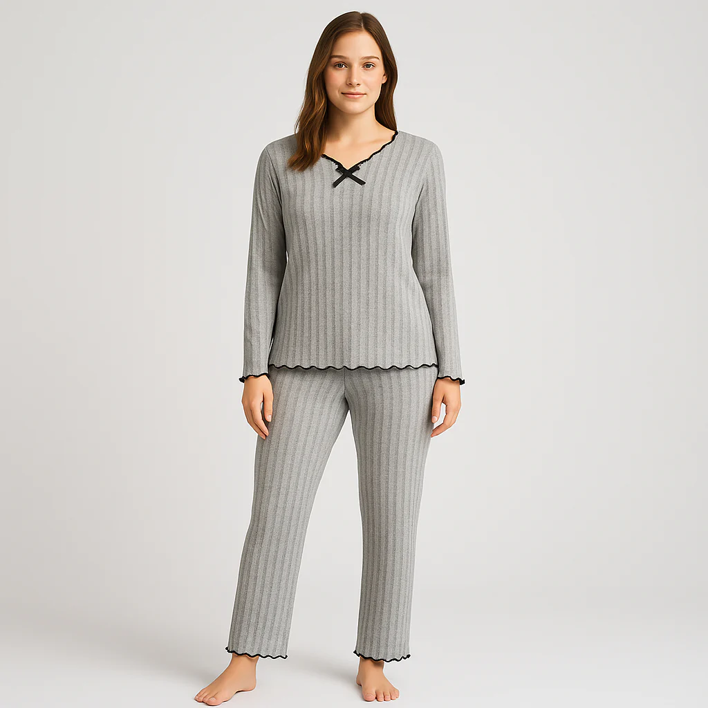 Damen-Pyjama-Set – Bequeme und stylische Nachtwäsche - Image 3