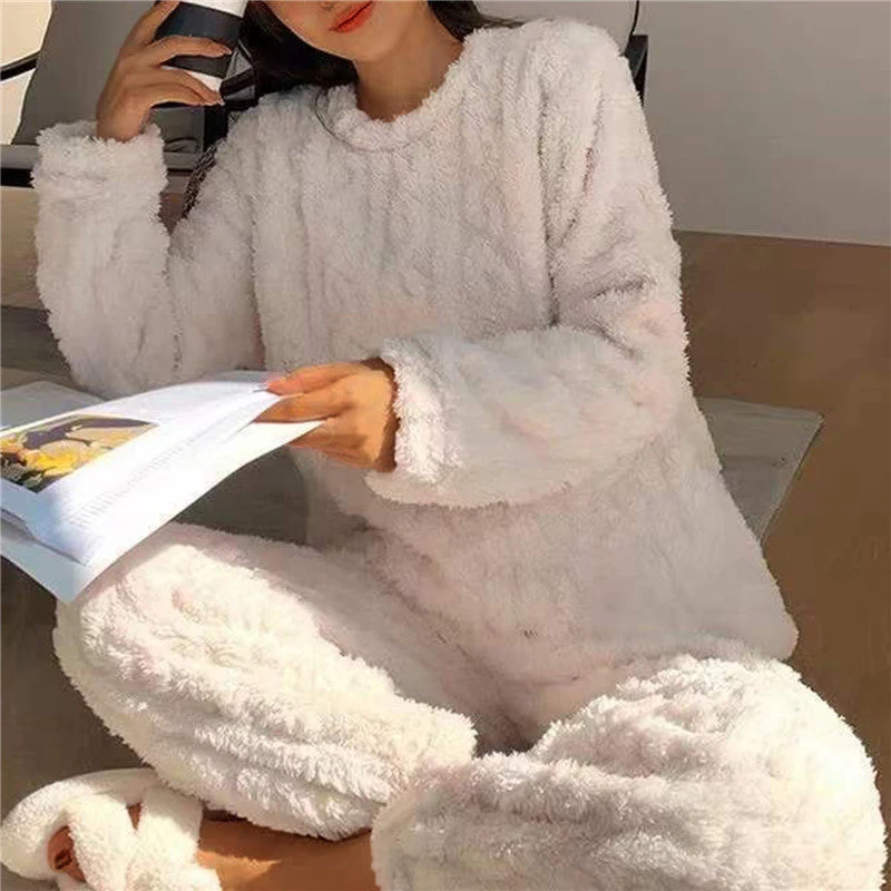 Damen Pyjama-Set | zweiteilig mit Oberteil und Hose - Image 2