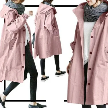 Damen Regenjacke | Mit Knopfverschluss Vorne - Image 8