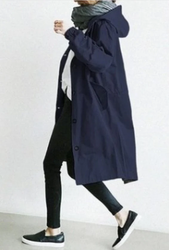 Damen Regenjacke | Mit Knopfverschluss Vorne - Image 9