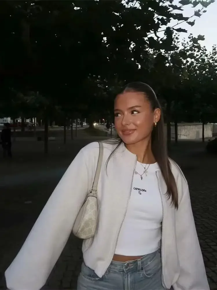 Damen Rundhals Übergangsjacke | Langarm - Image 3