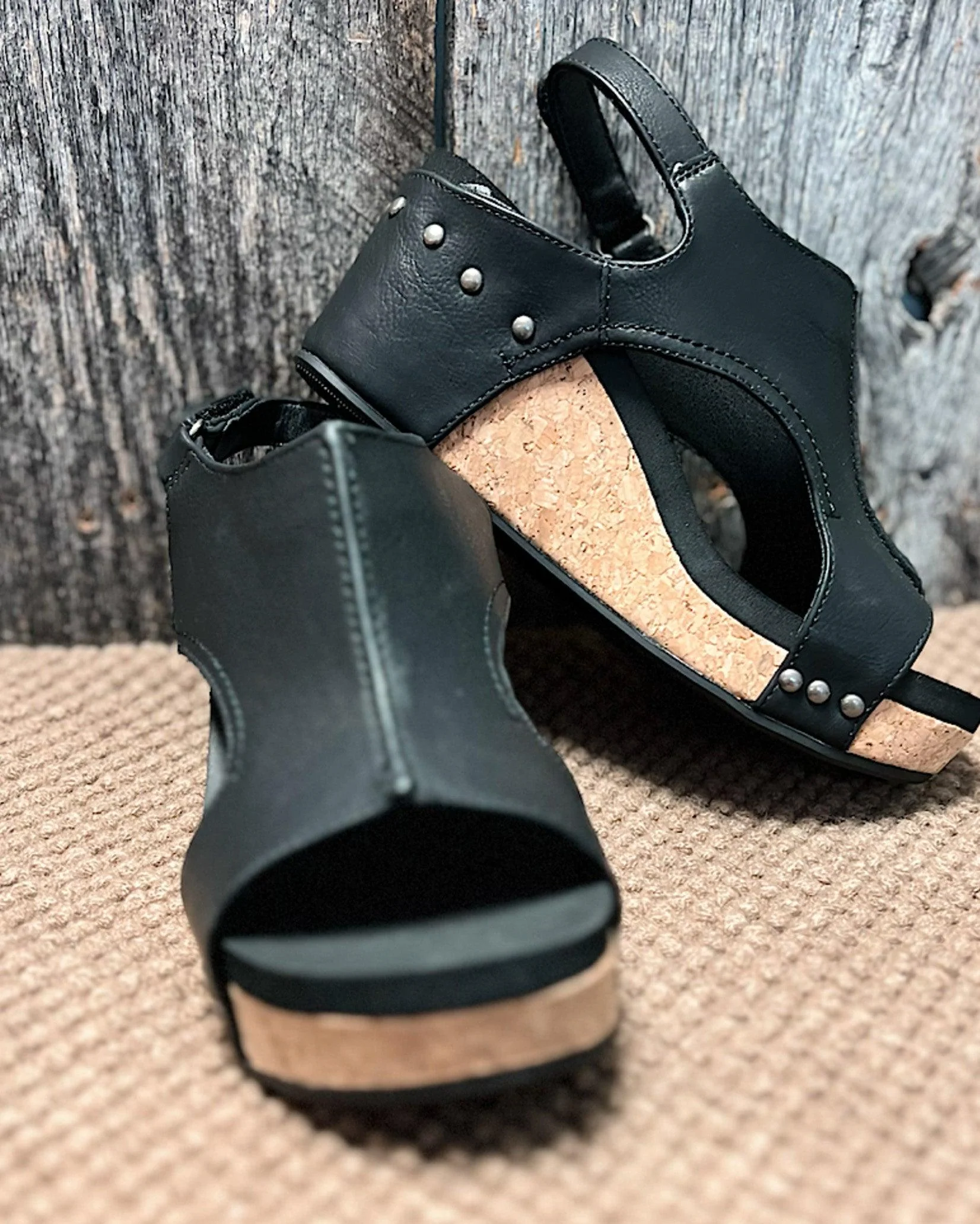 Damen Sandalen | Keilabsatz mit Plateau und Fersenriemen - Image 7
