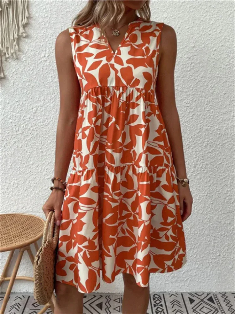Damen schickes ärmelloses Sommerkleid | Mini - Image 2