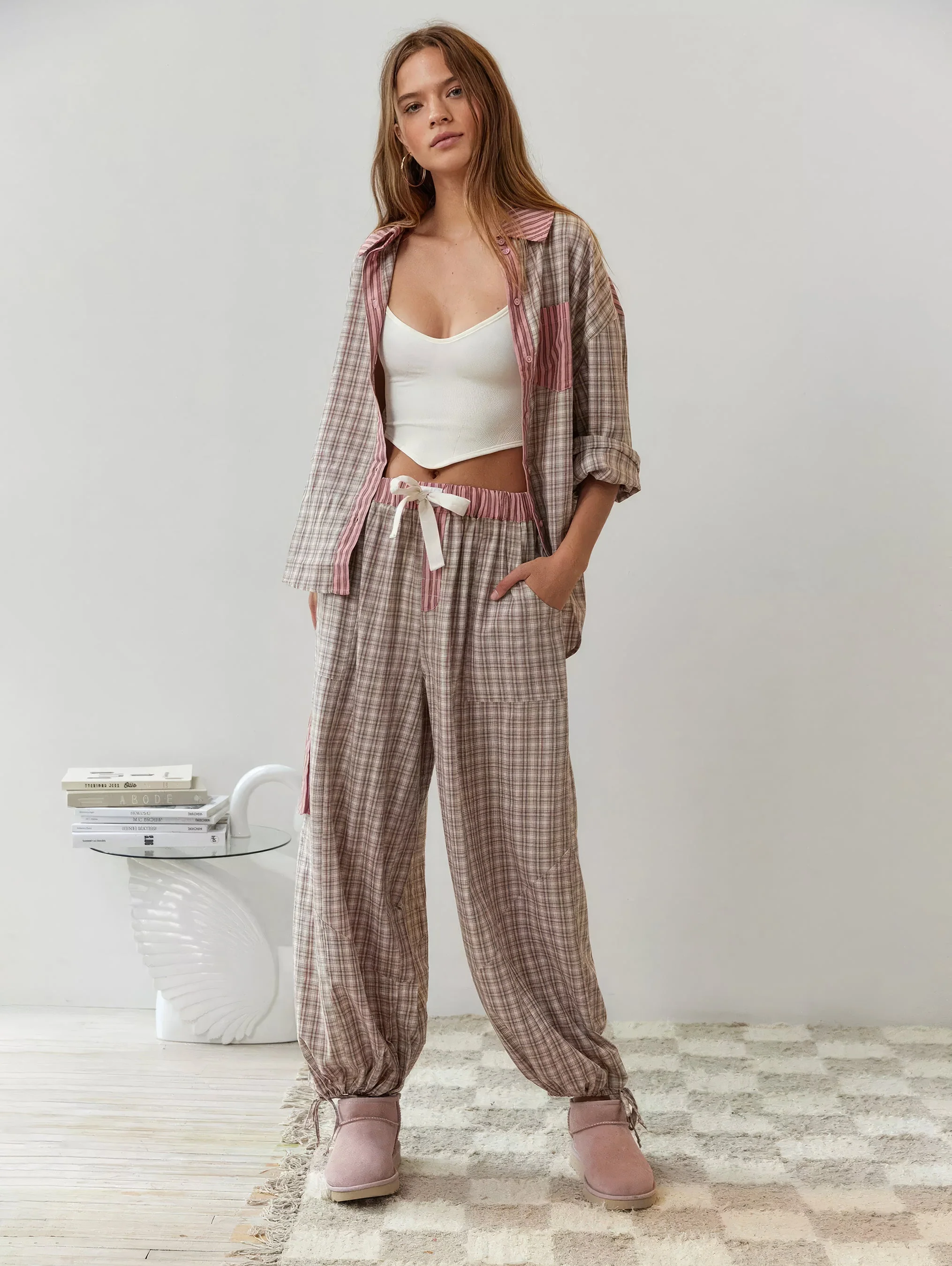 Damen Schlafset | Zweiteilige Ausführung mit ruhiger Schnittform - Image 3