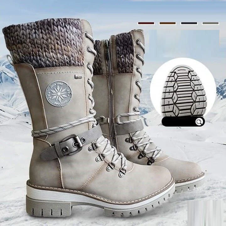 Damen-Schnürstiefel mit mittlerer schafthöhe | Wintertauglich - Image 2