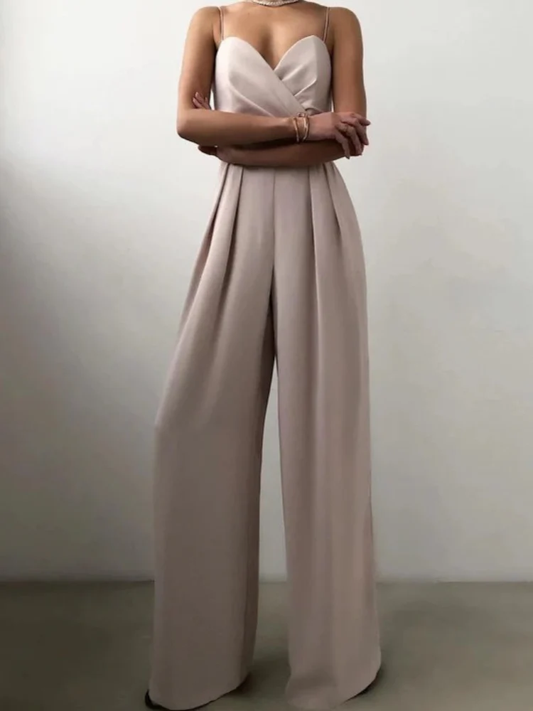 Damen schöner Jumpsuit mit weitem Bein | Sommer - Image 4