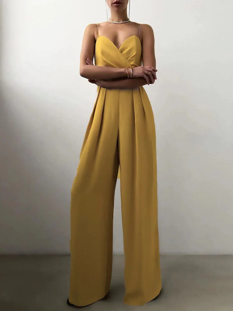 Damen schöner Jumpsuit mit weitem Bein | Sommer - Image 7