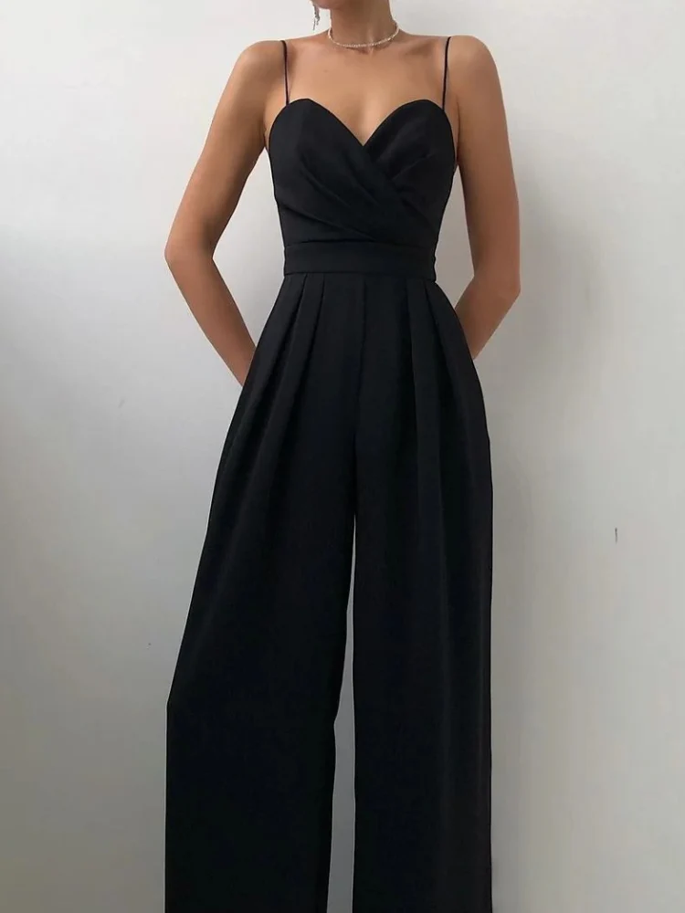 Damen schöner Jumpsuit mit weitem Bein | Sommer - Image 8