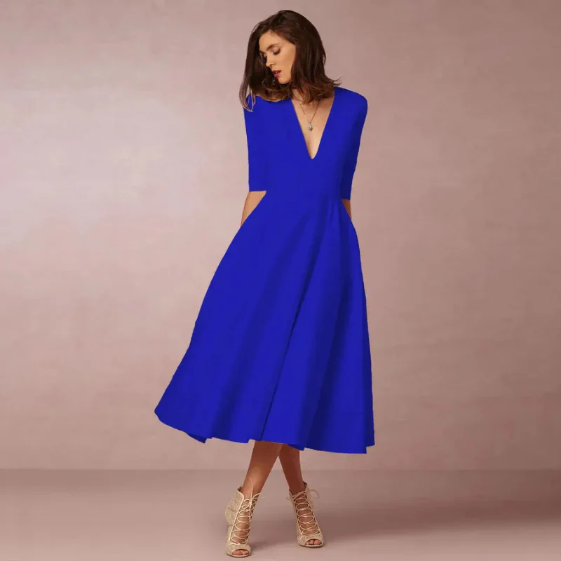 Damen schönes Vintage Prinzessinnenkleid | Midi - Image 12