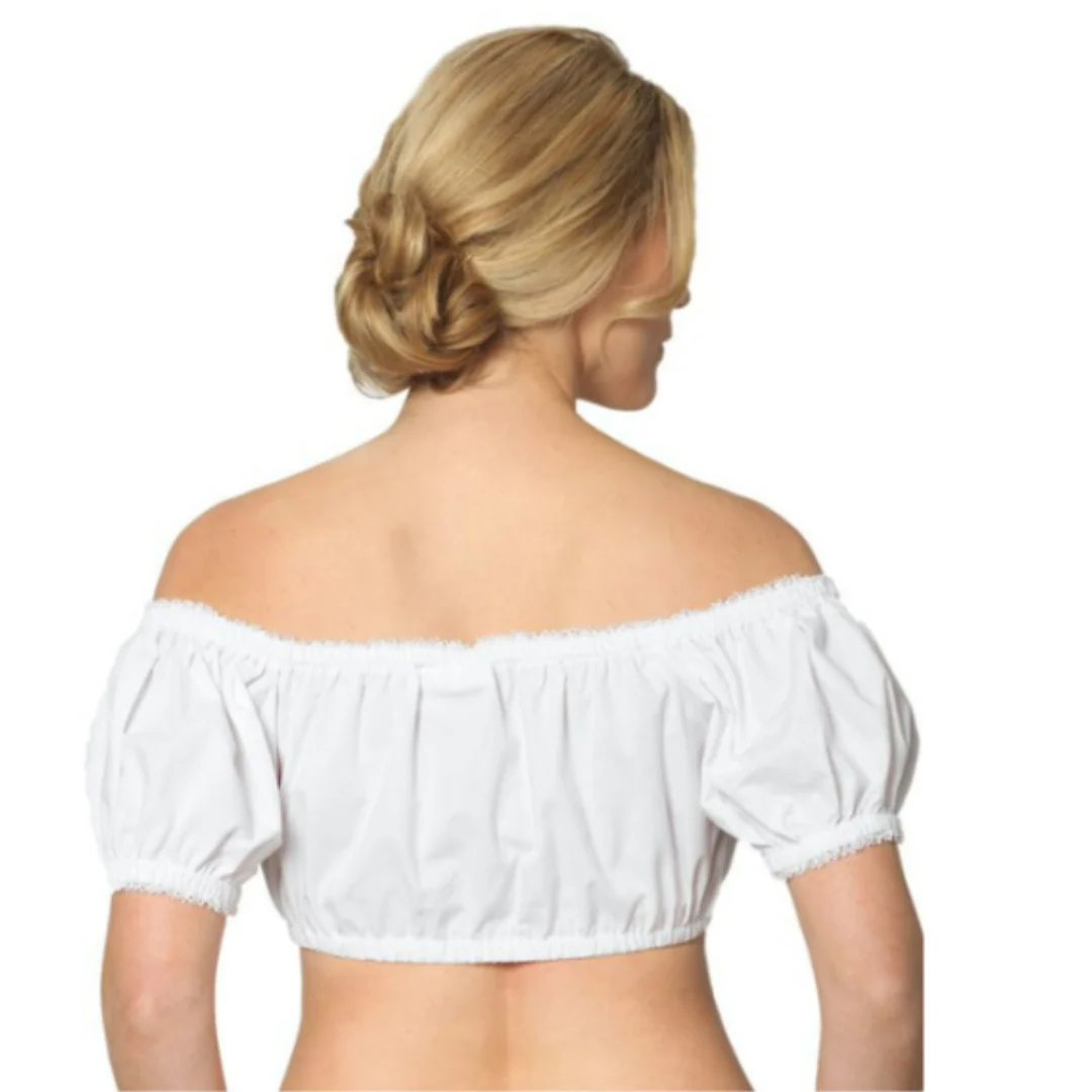 Damen Schulterfrei Oktoberfest Dirndl Bluse - Image 3