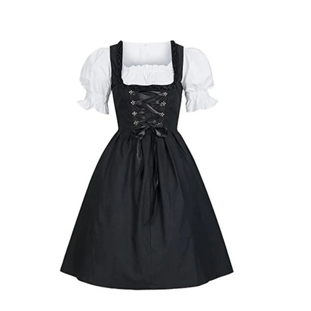 Damen Schwarz Oktoberfest Dirndl Kleid - Image 2